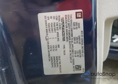 2010 Chevrolet Silverado C1500 from USA, damaged, VIN 1GCPCPEAXAZ257695